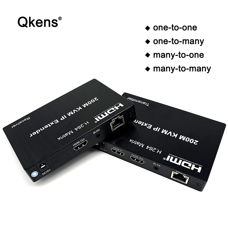 Hdmi Cable - 1080p 200M HDMI KVM IP 익스텐더