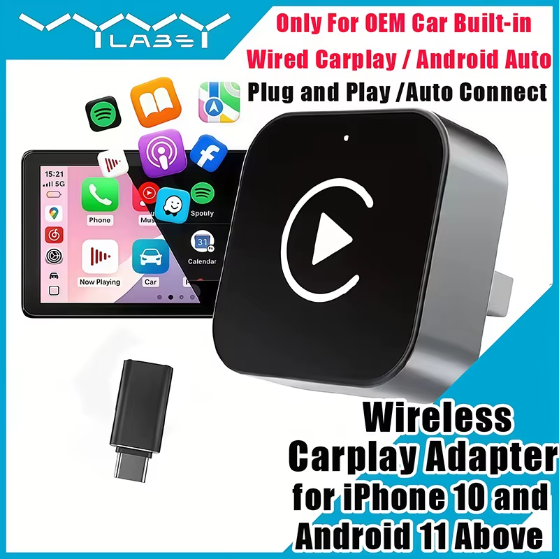 Usb C Hub - 2-in-1 무선 CarPlay 어댑터 플러그 앤