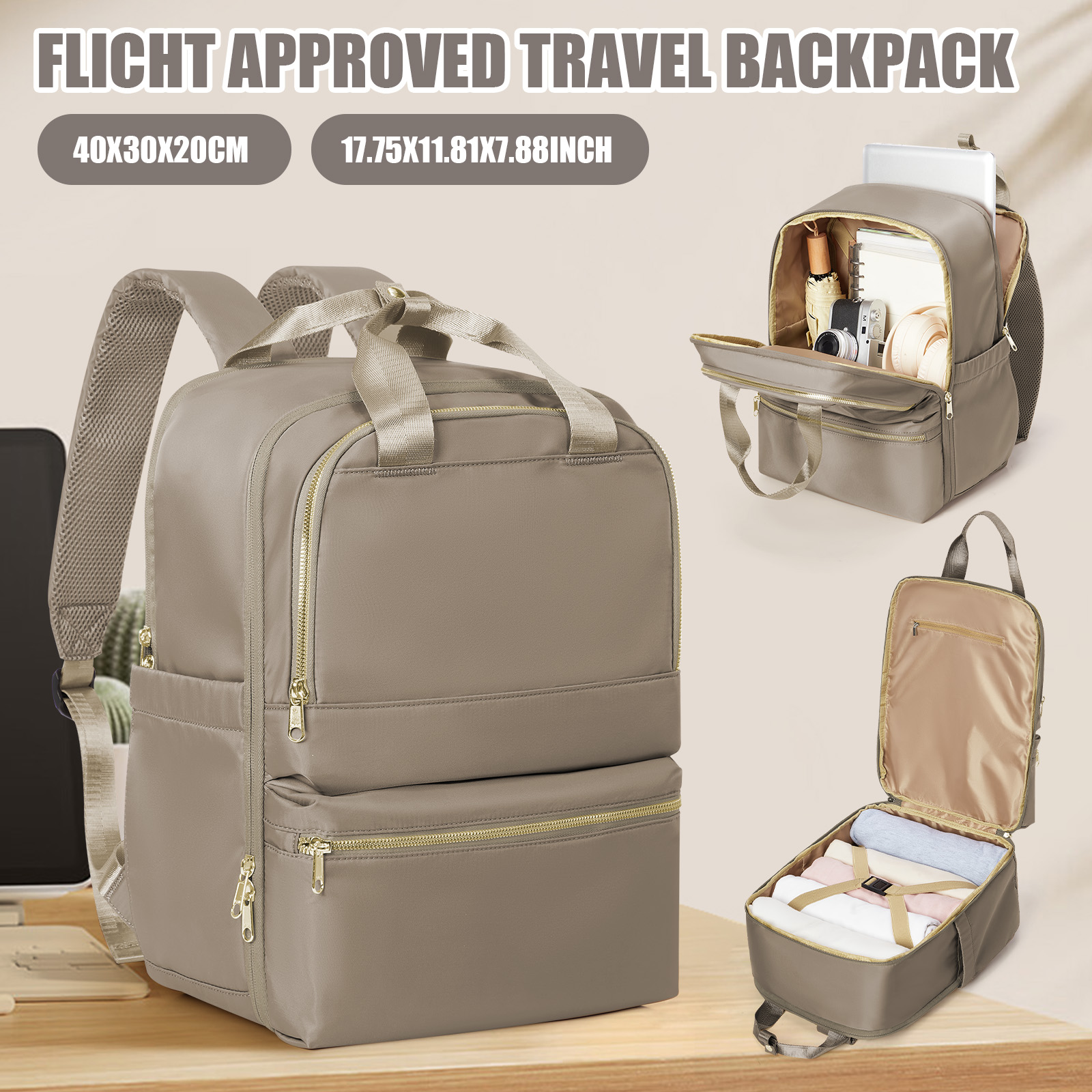 Laptop Original Accessories - 라이언에어 40x30x20 여성용 여행 배낭, 교사용