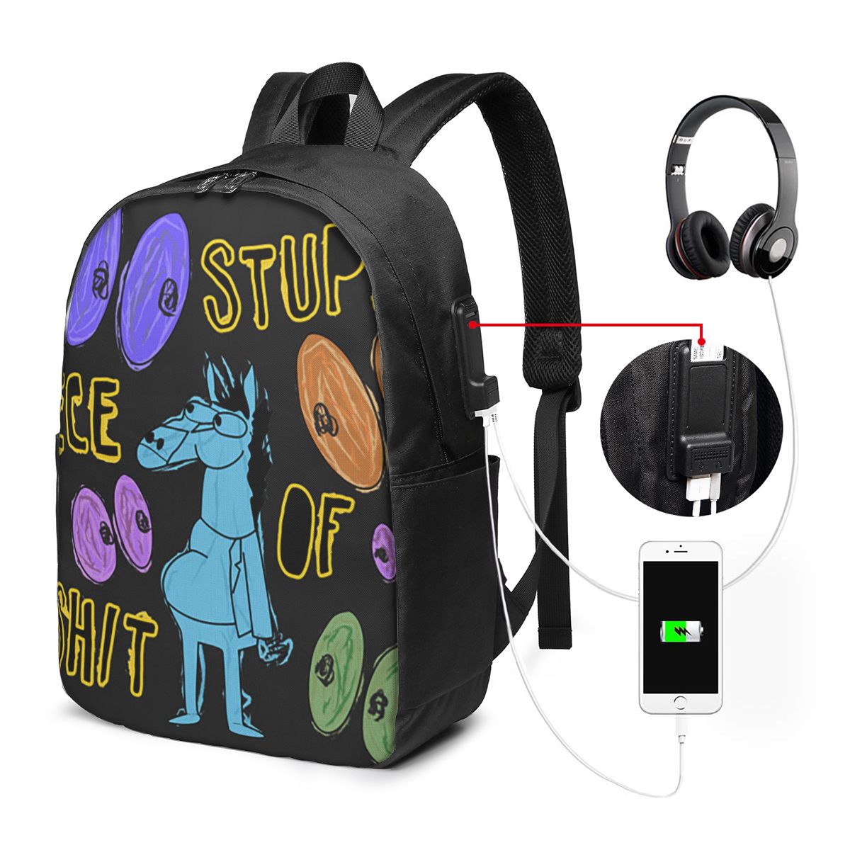 Laptop Bag - 만화 보잭 호스맨 멍청한 똥 같은