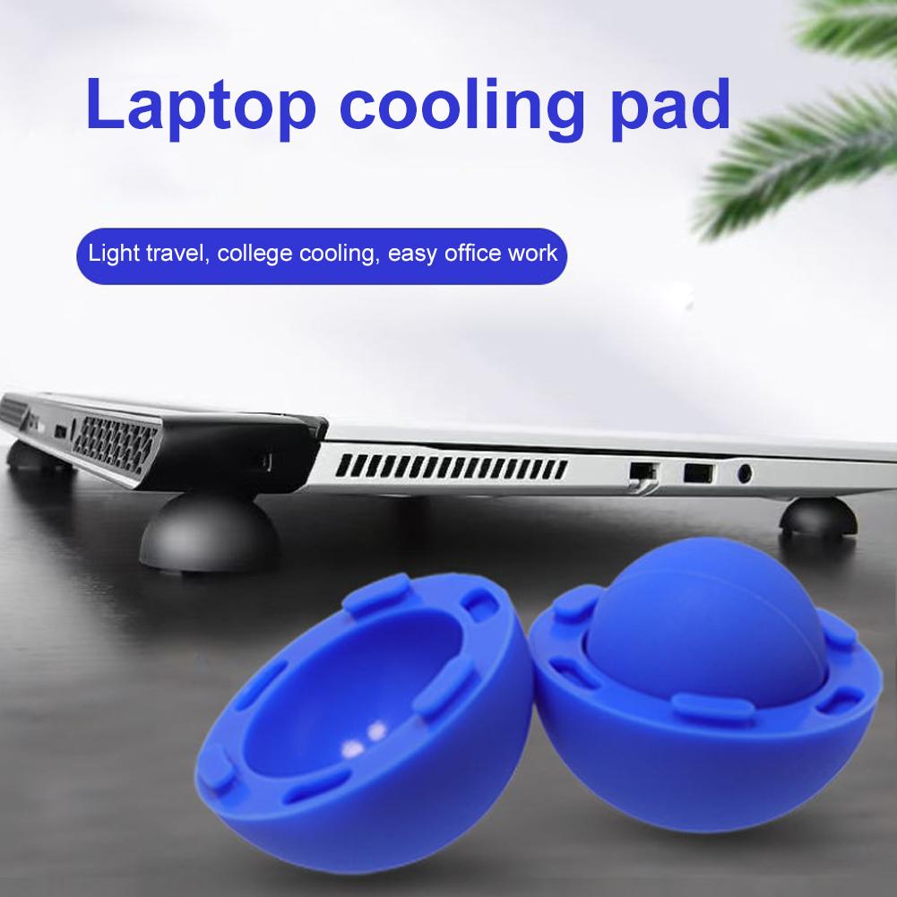 Laptop Cooling Pad - 열 분산 볼 실리콘 노트북 팬