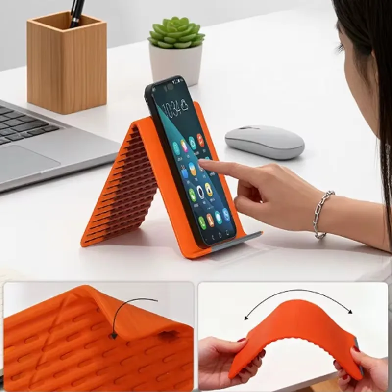 구부릴 수 있는 실리콘 소재의 휴대용 데스크탑 스마트폰 - Laptop Stand 리뷰 및 가격