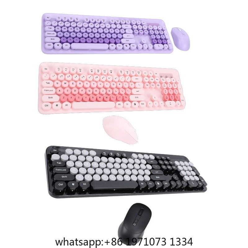 무선 키보드 무선 귀여운 키보드 및 마우스 104키 타 - Laptop Mouse 리뷰 및 가격