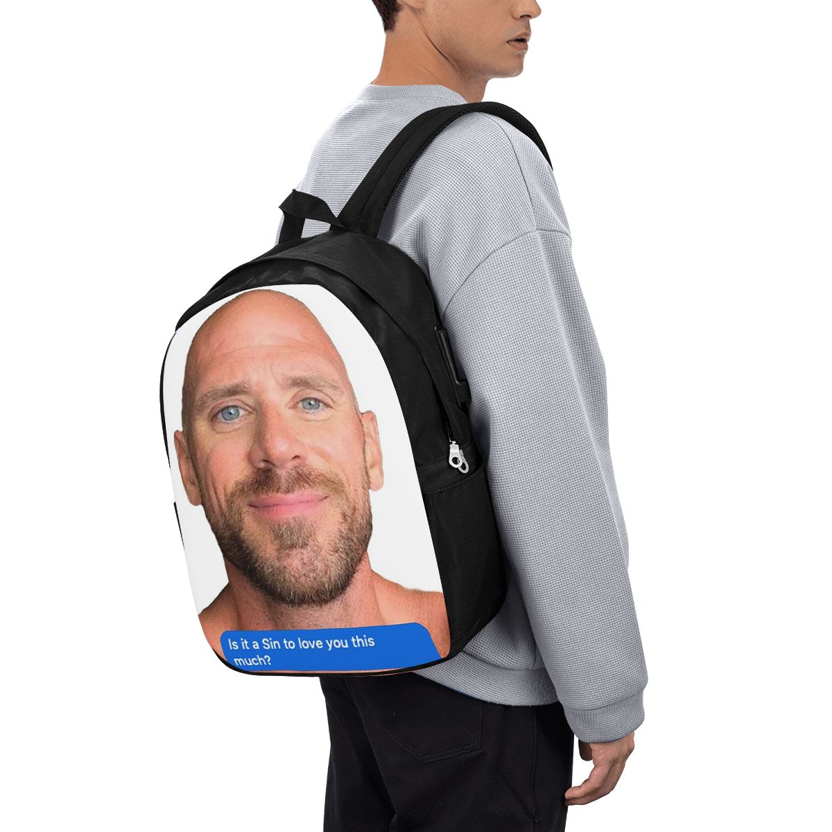Johnny Sins Flirty Text Bubble - Laptop Bag 리뷰 및 가격