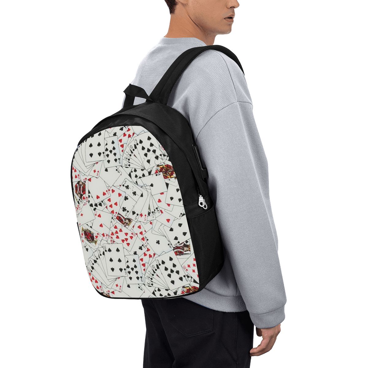 플레잉 카드 포커 프린트 배낭 여행 노트북 가방 컴퓨터 - Laptop Bag 리뷰 및 가격
