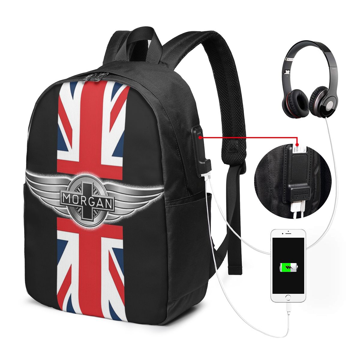 모건 모터 카 컴퍼니 백팩 여행용 노트북 가방 컴퓨터  - Laptop Bag 리뷰 및 가격