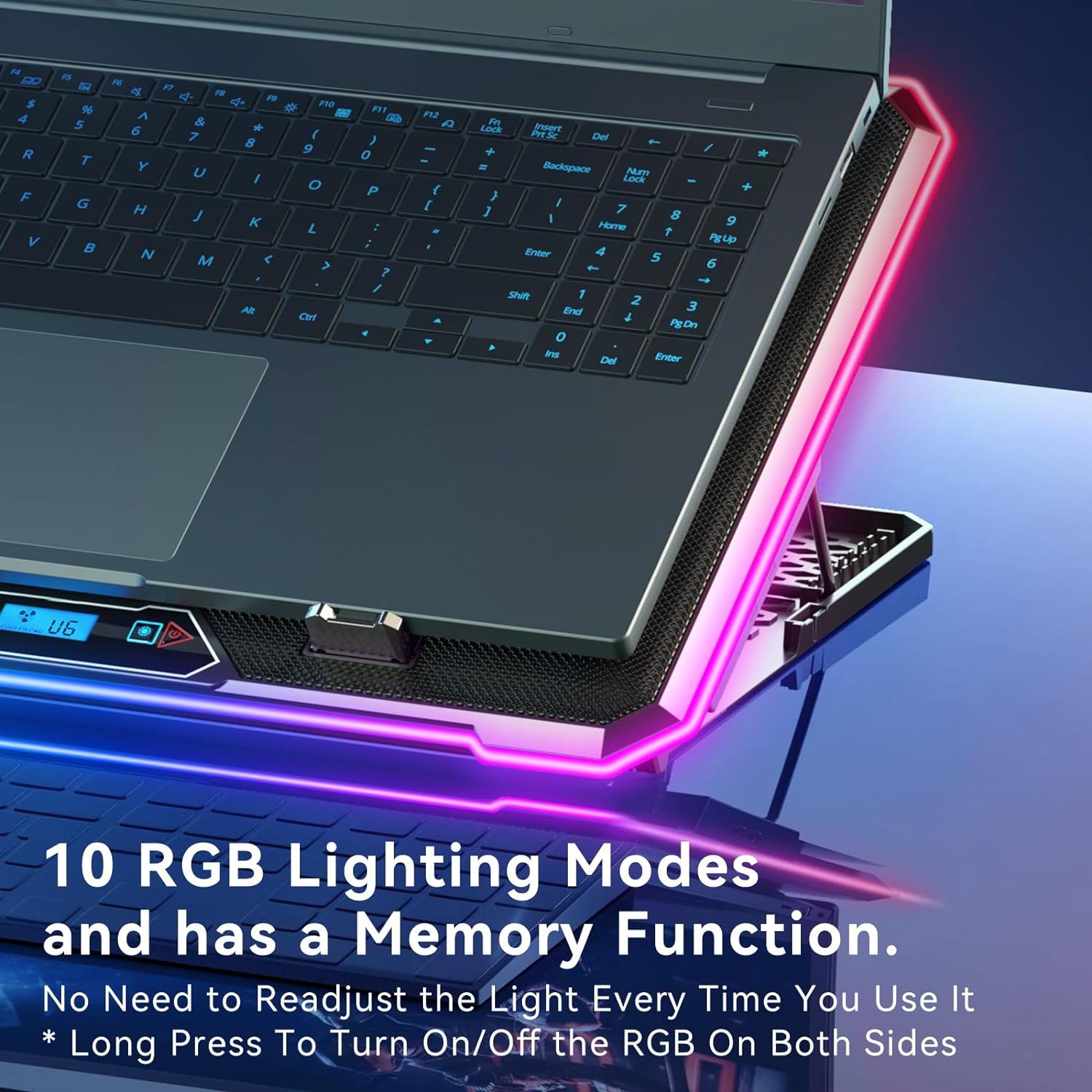 RGB 노트북 냉각 패드, 게이밍 노트북 쿨러, 노트북 - Laptop Cooling Pad 리뷰 및 가격