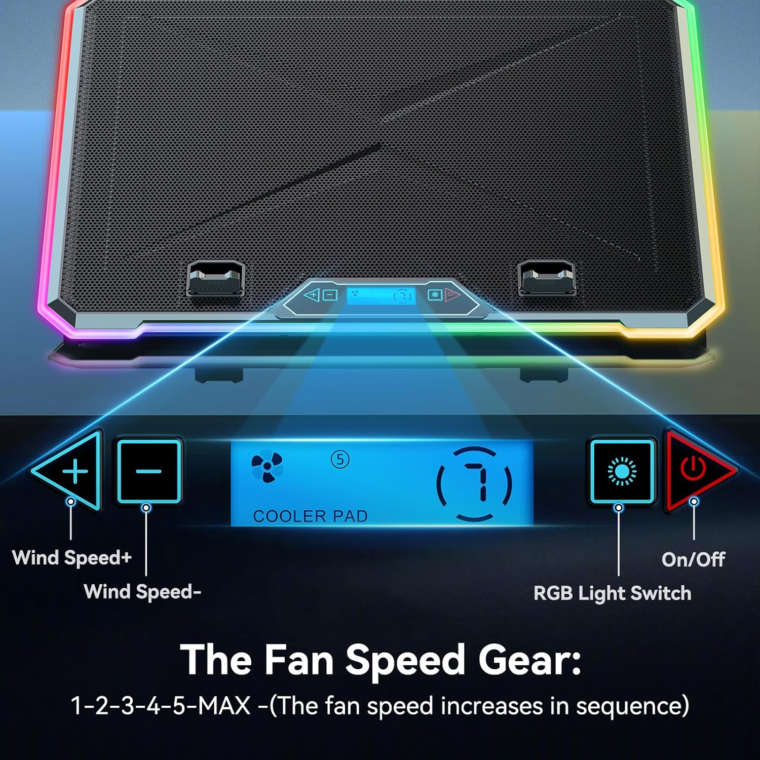 RGB 노트북 냉각 패드, 게이밍 노트북 쿨러, 노트북 - Laptop Cooling Pad 리뷰 및 가격