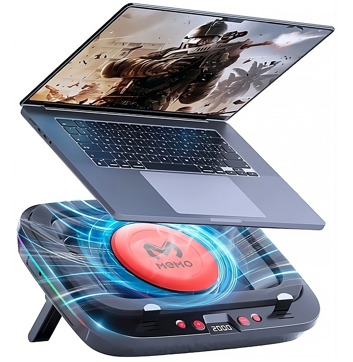 메모 노트북 쿨러 LED 디스플레이 탑재, 30W 강력 - Laptop Cooling Pad 리뷰 및 가격